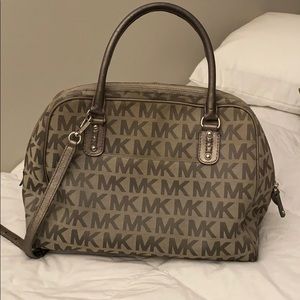 Gray Michael Kors Purse